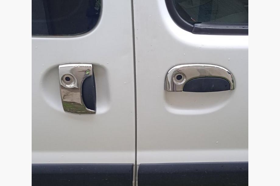Renault Kangoo 1998–2008 Nerezové kryty dveřních klik 2 přední ↗ 2 posuvné Image