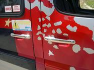 Volkswagen LT 1995–2006 Chromové kryty klik dveří (4 ks, nerez) Carmos - turecká ocel fotografie 6