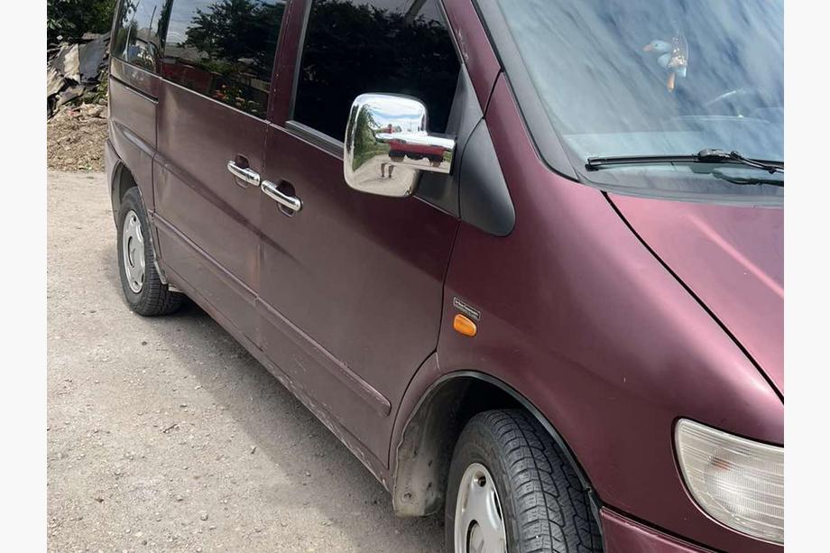 Mercedes Vito W638 1996–2003 Nerezové kryty klik dveří 3 ks. OmsaLine – italská nerezová ocel Image