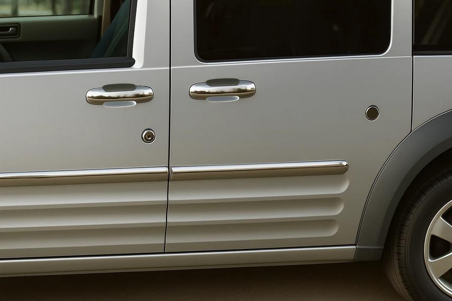 Ford Connect 2002–2006 Krytky na zámky (5 ks, nerez) Carmos - turecká ocel Image