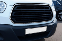 Ford Transit 2014– Rámeček masky chladiče (2014-2018, 2 ks, nerez) OmsaLine - italská nerezová ocel fotografie 1