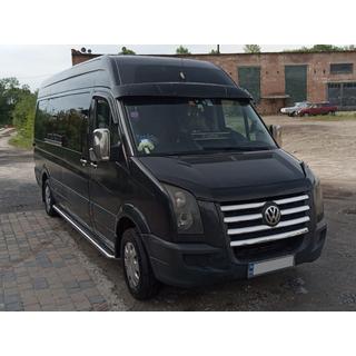 Chromové lišty na masku chladiče 2006-2011 Volkswagen Crafter 2006–2016 fotografie 4