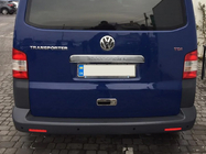 Volkswagen T5 2010–2015 Nerezová lišta nad SPZ na víko kufru Multivan, OmsaLine – italská nerezová ocel fotografie 5