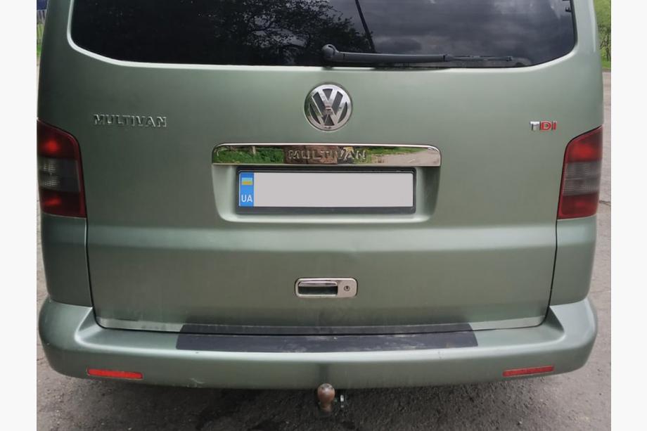 Volkswagen T5 2010–2015 Nerezová lišta nad SPZ na víko kufru Fotografie 3