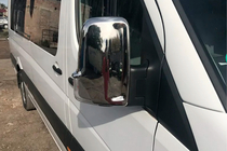 Mercedes Sprinter W906 2006–2018 Chromové kryty zpětných zrcátek (2 ks) Carmos, turecká ocel fotografie 8