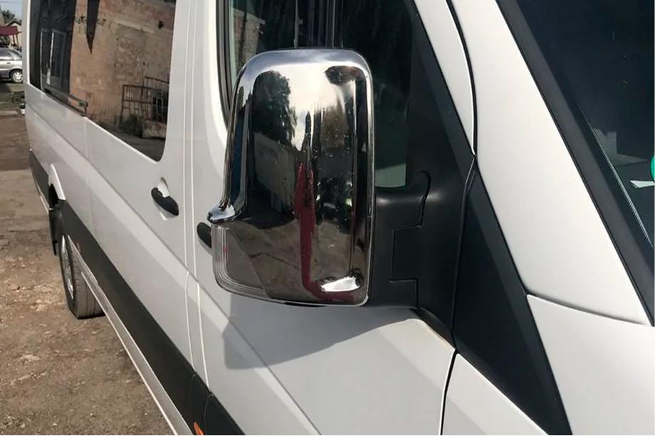 Mercedes Sprinter W906 2006–2018 Chromové kryty zpětných zrcátek (2 ks) Fotografie 8