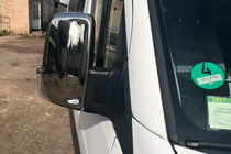 Volkswagen Crafter 2006–2016 Chromové kryty zpětných zrcátek (2 ks) Carmos, turecká ocel fotografie 10