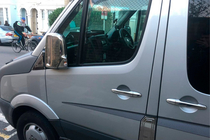 Volkswagen Crafter 2006–2016 Chromové kryty zpětných zrcátek (2 ks) Carmos, turecká ocel fotografie 6
