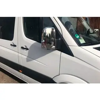 Chromové kryty zpětných zrcátek (2 ks) Volkswagen Crafter 2006–2016 fotografie 4