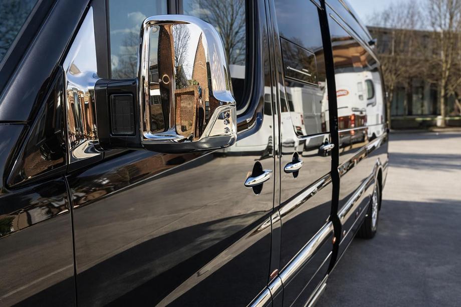 Volkswagen Crafter 2006–2016 Chromové kryty zpětných zrcátek (2 ks) Carmos, turecká ocel Image
