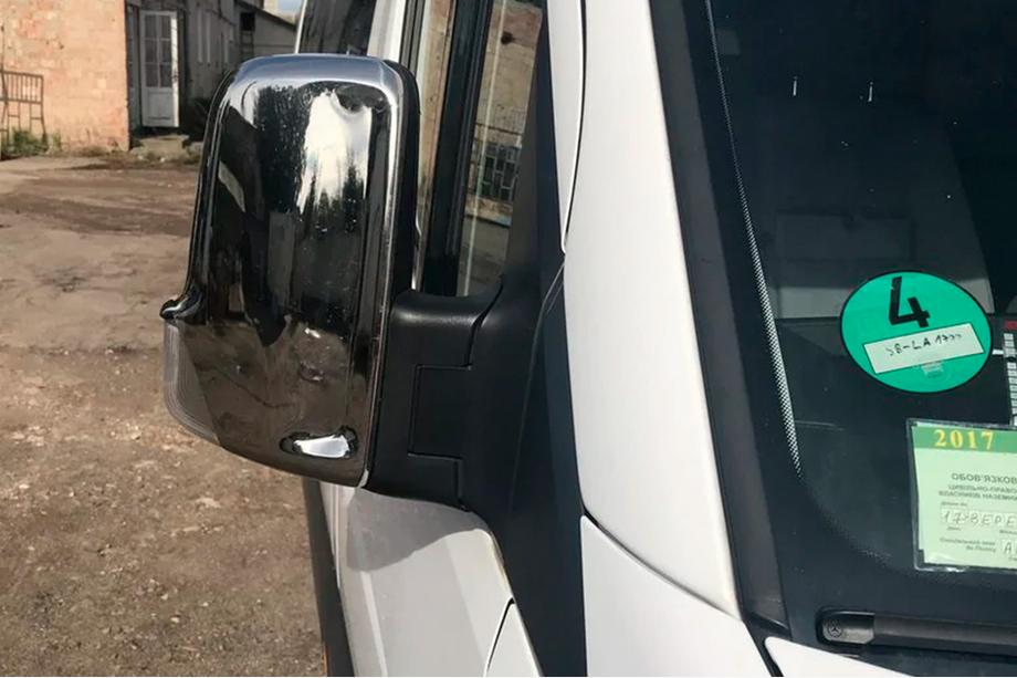 Volkswagen Crafter 2006–2016 Chromové kryty zpětných zrcátek (2 ks) Fotografie 10