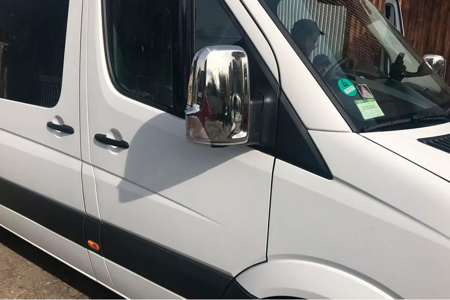Volkswagen Crafter 2006–2016 Chromové kryty zpětných zrcátek (2 ks) Fotografie 4