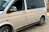 Volkswagen T5 Transporter 2003–2010 Chromové kryty zpětných zrcátek (2 ks) fotografie 3