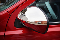 Nissan Qashqai 2010–2014 Nerezové kryty zpětných zrcátek (2 ks) fotografie 1