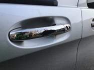 Mercedes Vito/V-class W447 2014– Chromové kryty klik dveří (4 ks, nerez) S čipem, Carmos - turecká ocel fotografie 2