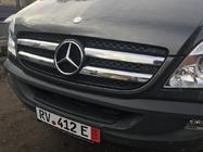 Mercedes Sprinter W906 2006–2018 Lišty na masku (2006-2013, nerez) OmsaLine - italská nerezová ocel fotografie 7