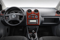 Volkswagen Caddy 2004–2010 Kryty palubní desky Karbon fotografie 1