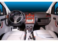 Volkswagen Caddy 2004–2010 Kryty palubní desky Karbon fotografie 8