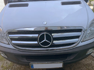Mercedes Sprinter W906 2006–2018 Rámeček masky chladiče (2006-2013, nerez) OmsaLine – italská nerezová ocel fotografie 1