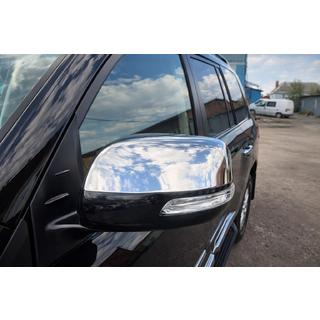 Chromové kryty zrcátek 2012↗ (2 ks, nerez) Toyota Land Cruiser 200 2007–2021 fotografie 1