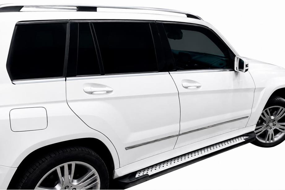 Mercedes GLK třída X204 2008–2015 Boční nášlapy Allmond Grey (2 ks, hliník) Image