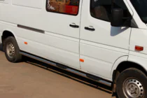 Volkswagen LT 1995–2006 Boční nášlapy – nerezové trubky (2 ks) fotografie 5