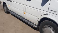 Volkswagen LT 1995–2006 Boční nášlapy Premium (2 ks, nerez) Střední rozvor, Ø60 fotografie 4