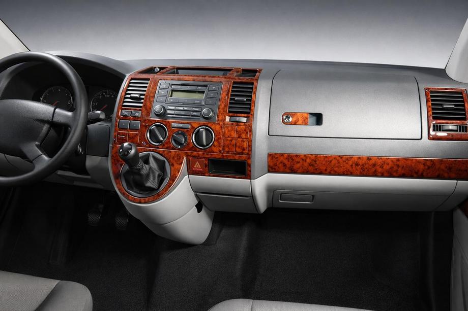 Volkswagen T5 Transporter 2003–2010 Kryty palubní desky (Turecko) Klavírní černá Image