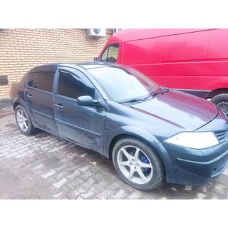 Okenní deflektory SD (4 ks, Perflex Sport) Renault Megane II 2004–2009 fotografie 2