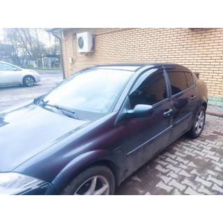 Okenní deflektory SD (4 ks, Perflex Sport) Renault Megane II 2004–2009 fotografie 3