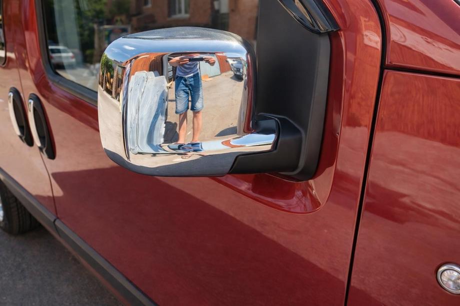 Citroen Nemo 2007–2017 Chromové kryty zpětných zrcátek (2 ks) Carmos - Chromovaný plast Image