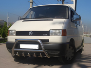 Volkswagen T4 Caravelle/Multivan 1990–2003 Nerezový přední ochranný rám WT003 60 mm 51 mm, s nápisem fotografie 8