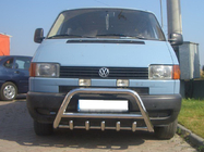 Volkswagen T4 Caravelle/Multivan 1990–2003 Nerezový přední ochranný rám WT003 60 mm 51 mm, s nápisem fotografie 9