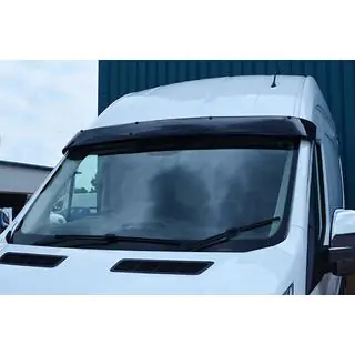 Sluneční kšilt na čelní sklo (černý lesk, 5 mm) Ford Transit 2014– fotografie 4