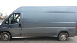 Citroen Jumper 2007–2025 Boční nášlapy – nerezové trubky (2 ks) Dlouhý rozvor, Ø60 fotografie 3