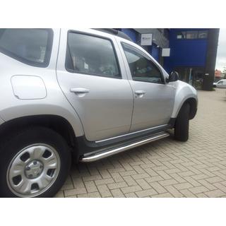 Boční nášlapy Premium (2 ks, nerez) Dacia Duster 2008–2018 fotografie 1
