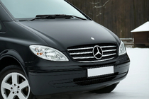 Mercedes Vito W639 2004–2014 Nerezová lišta na masku 2004-2010 (nerez) OmsaLine – italská nerezová ocel fotografie 1