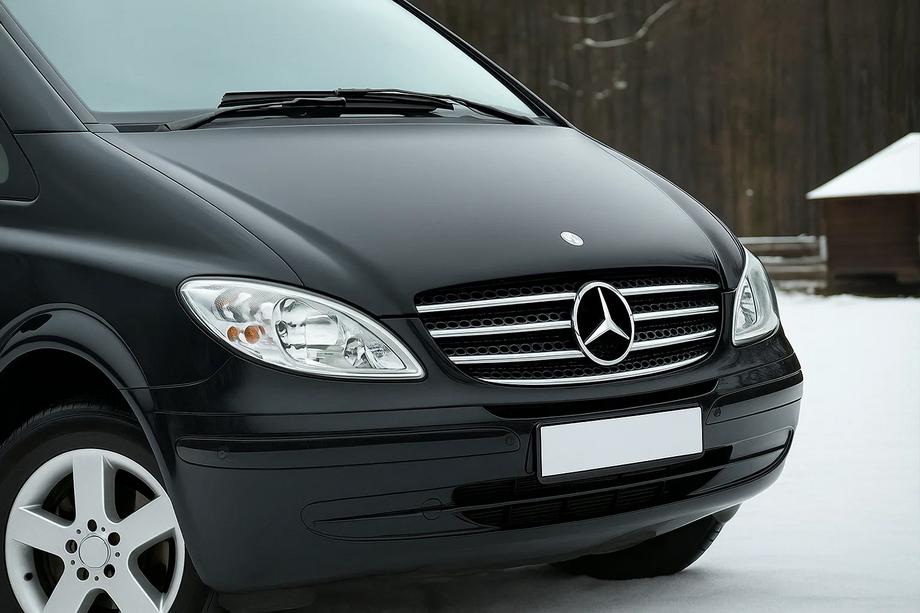 Mercedes Vito W639 2004–2014 Nerezová lišta na masku 2004-2010 (nerez) OmsaLine – italská nerezová ocel Image