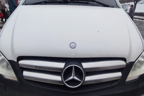 Mercedes Vito W639 2004–2014 Nerezové lišty na masku chladiče 2010-2015 (nerez) OmsaLine – italská nerezová ocel fotografie 3