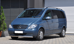 Mercedes Vito W639 2004–2014 Přední ochranný rám ST008 (nerez) fotografie 2