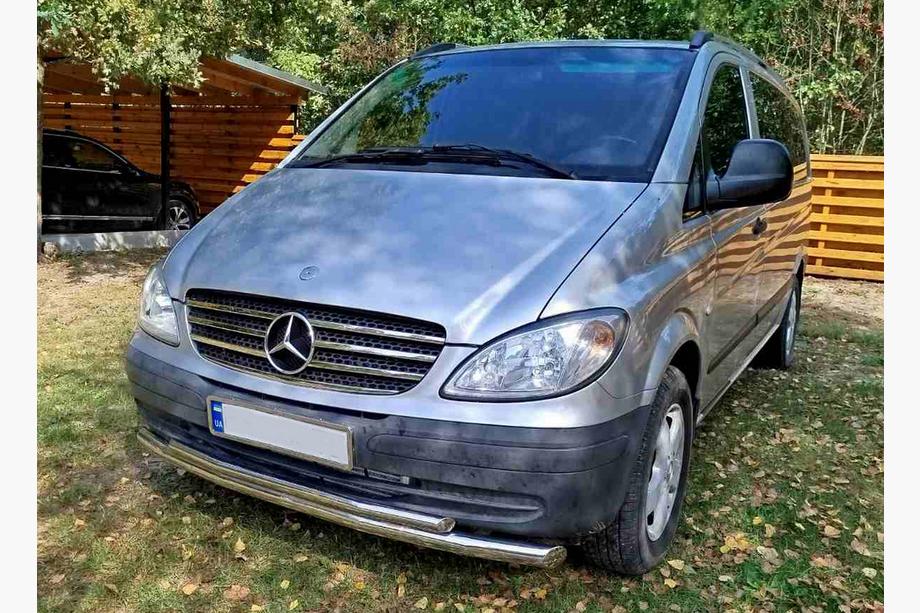Mercedes Vito W639 2004–2014 Přední ochranný rám ST014 (nerez) 2010-2015, 70 → 48 mm Fotografie 13