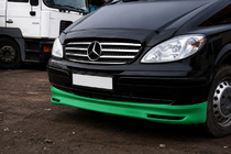 Mercedes Vito W639 2004–2014 Přední lip spoiler na nárazník BRB V1 (k lakování) Roky 2004-2010 fotografie 5