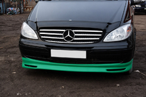 Mercedes Vito W639 2004–2014 Přední lip spoiler na nárazník BRB V1 (k lakování) Roky 2004-2010 fotografie 4