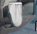 Ford Transit 2000–2014 Chromové kryty zpětných zrcátek (2 ks) fotografie 3