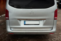 Mercedes Vito/V-class W447 2014– Ochranná lišta na zadní nárazník OmsaLine (nerez) fotografie 3