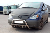 Mercedes Viano 2004–2014 Nerezový přední ochranný rám WT003/004 60 mm, bez nápisu fotografie 1