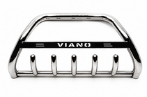 Mercedes Viano 2004–2014 Nerezový přední ochranný rám WT003/004 60 mm, bez nápisu fotografie 3