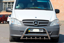 Mercedes Viano 2004–2014 Nerezový přední ochranný rám WT003/004 60 mm, bez nápisu fotografie 4