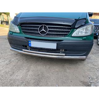 Přední ochranný rám ST014 (nerez) Mercedes Viano 2004–2014 fotografie 3