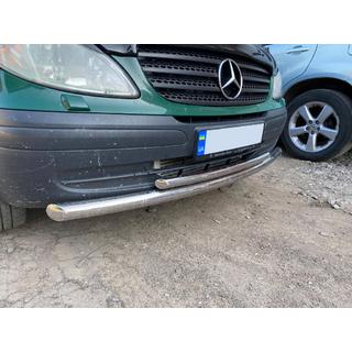 Přední ochranný rám ST014 (nerez) Mercedes Viano 2004–2014 fotografie 4